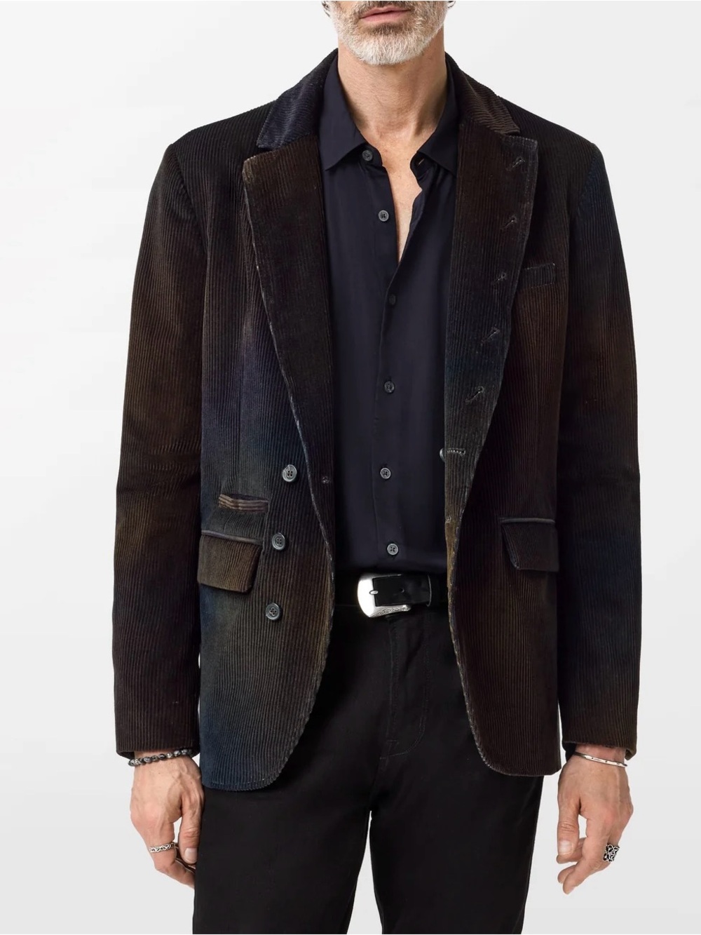 $1498 NWT John Varvatos Jacket 58 Brown Men's Baylor Limited Edition Corduroy